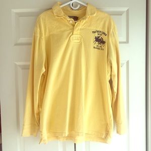Polo Ralph Lauren yellow long sleeve men’s polo